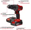 Power X-Change TE-CD 18/2 Li-i+64 2x2,0 Ah 2 velocità Anteprima dell’immagine prodotto 3