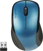 A wireless mouse and its USB receiver are shown against a white background. Produktbild-Vorschau