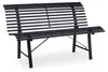 Ławka ogrodowa Relaxdays, 2-osobowa, wymiary: 79 x 130 x 75 Podgląd zdjęcia produktu 1