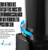 Close-up of a black juicer with German instructional text and graphics. Podgląd zdjęcia produktu