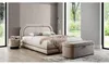 Exklusive Beige Schlafzimmer Garnitur Doppelbett Polster Produktbild-Vorschau 1