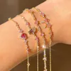 Frauen Armband Bogen Herz Blume Form Zirkonia Einstellbare Produktbild-Vorschau 3