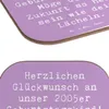 Mr. & Mrs. Panda Untersetzer für Gläser Spruch 2005 Produktbild-Vorschau 5