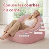 Pouf géant adulte, rembourrage en mousse, canapé de sol Voir les images du produit 3