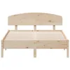 Massivholzbett ohne Matratze 140x190 cm Kiefernholz Produktbild-Vorschau 4