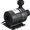 A black submersible water pump with a mounting base and a power cord, shown against a white background. Podgląd zdjęcia produktu
