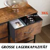 Kommode mit 6 Schubladen aus Stoff, Holzplatte ,Breit 80 Produktbild-Vorschau 7