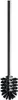 A toilet brush with a silver handle and black bristles, presented on a white background. Produktbild-Vorschau