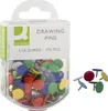 Q-Connect® KF02020 Reißnägel, kunststoffüberzogen, farbig Podgląd zdjęcia produktu 1