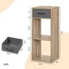 WOLTU Bücherregal mit 3 Ebenen, 1 Stoffschublade 2 Würfeln, Produktbild-Vorschau 3