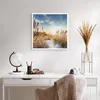 Poster - Poster ohne Rahmen - Ähren Küste Sonne - 60x60 cm Produktbild-Vorschau 5
