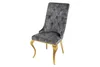 riess-ambiente Eleganter Stuhl MODERN BAROCK grau Samt mit Produktbild-Vorschau 13
