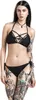 Gothicana by EMP Damen schwarze Bikini-Hose mit Schnürung L Produktbild-Vorschau 4