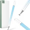 A stylus pen and its packaging are displayed against a white background. Produktbild-Vorschau