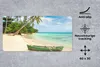 MuchoWow® Mauspad Mousepad Strand - Kanu - Palme - Tropisch Produktbild-Vorschau 2