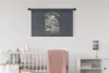 MuchoWow® Wandteppich Wandbehang Fisch - Boot - Jahrgang Produktbild-Vorschau 2