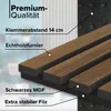 HEXIM Akustikpaneele 140x30cm Wandpaneele Grande Lamellen Produktbild-Vorschau 3