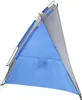 Strandmuschel ENERO CAMP SUN 200x120x120 cm – Grau-Blau – Produktbild-Vorschau 3