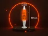BLULAXA Lampe de table LED-Lava, 49985, 25W, 40 cm, Voir les images du produit 3