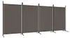 vidaXL Paravent Anthracite 4 pièces 346x180 cm Tissu Voir les images du produit 1