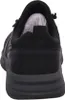 The back view of a black athletic shoe. Produktbild-Vorschau