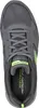 A top-down view of a gray Skechers athletic shoe. Anteprima dell’immagine prodotto