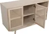 SalesFever Sideboard mit Rattan Front | 2 Türen, 3 offene Produktbild-Vorschau 5