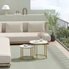 Tavolino rotondo 2 pezzi in marmo Anteprima dell’immagine prodotto 3