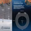 CASARIA® Toilettendeckel mit doppelter Absenkautomatik MDF Produktbild-Vorschau 6