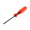 A single red-handled screwdriver with a black shaft and tip is shown against a white background. Produktbild-Vorschau