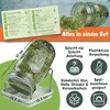 Vitaja Sprossenglas Keimglas Set mit Keramikschale - Set Produktbild-Vorschau 4