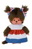 Monchhichi Puppe Mädchen Kuscheltier 20cm Niederländisch - Produktbild-Vorschau 1