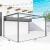 Outsunny Pergola coulissante pergola rétractable 4 x 3 m Voir les images du produit 3