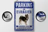 Blechschild Spruch 12x18cm parking for Eurasier Hund Produktbild-Vorschau 2