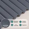 Plissee ohne Bohren, Dunkelgrau 80x120cm Sichtschutz Produktbild-Vorschau 6
