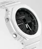 Close-up of a white Casio G-Shock watch with a black face. Produktbild-Vorschau