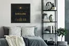 MuchoWow® Poster Stadtbild Barcelona - weiß 75x75 cm - Wand Produktbild-Vorschau 4