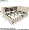 Flieks Hydraulisches Schlafsofa 140x200cm mit Stauraum, Produktbild-Vorschau 7