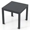 COSTWAY Gartentisch Alu 80/160x80cm ausziehbar, Esstisch Produktbild-Vorschau 8