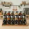 CLP 24er Set Gewürzgläser eckig 120ml Streueinsätze Produktbild-Vorschau 3