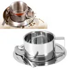 3 pièces/set 304 acier inoxydable tasse à café double paroi Voir les images du produit 7