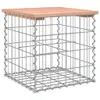 A gabion bench with a wooden top, shown from a slightly elevated angle against a white background. Náhľad obrázku produktu