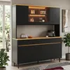 Mobiletto buffet alto con illuminazione a LED controllabile Anteprima dell’immagine prodotto 16