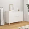 vidaXL Príborník biely 103,5x35x70 cm odvodený výrobok z Náhľad obrázku produktu 1