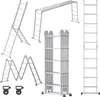 UISEBRT 6 in 1 Leiter Mehrzweckleiter Alu Gelenkleiter Produktbild-Vorschau 1