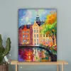 MuchoWow® - Leinwandbilder - Ölgemälde - Amsterdam - Kunst Produktbild-Vorschau 4
