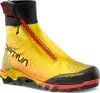Bergschuh "Aequilibrium Speed GTX" von La Sportiva in Gelb und Schwarz mit rotem Reißverschluss und griffiger Sohle. Anteprima dell’immagine prodotto