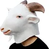 Ziegenmaske Halloween Kostüm Party Tierkopf Latex Masken Produktbild-Vorschau 3
