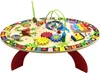 A wooden activity table for children with various interactive elements. Produktbild-Vorschau
