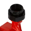 A close-up view of a red pump with a black threaded fitting. Anteprima dell’immagine prodotto